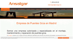 Desktop Screenshot of ansalgar.es