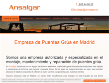 Tablet Screenshot of ansalgar.es
